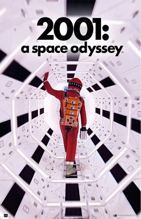 Filmposter på 2001: A Space Odyssey