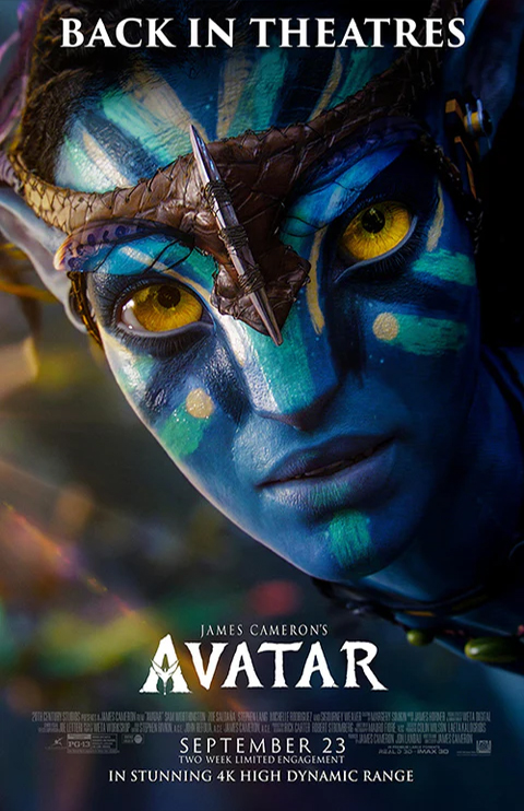 Filmposter på Avatar