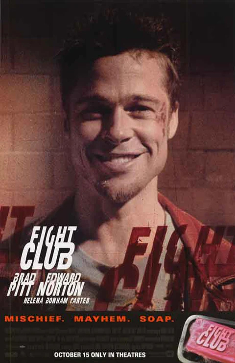 Filmposter på Fight Club
