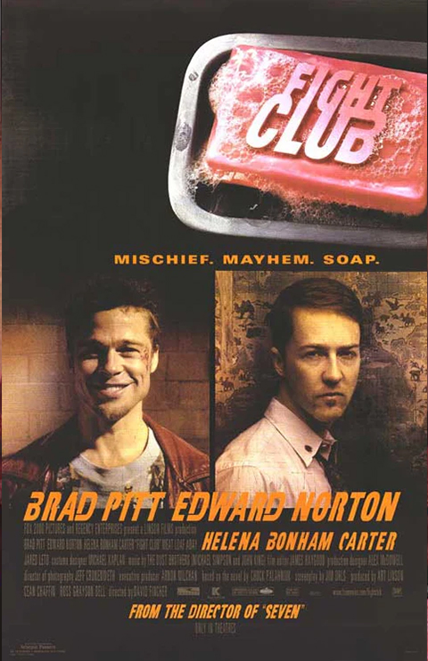 Filmposter på Fight Club
