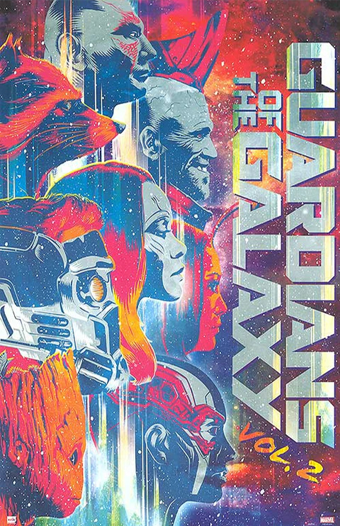 Filmposter på Guardians of the Galaxy
