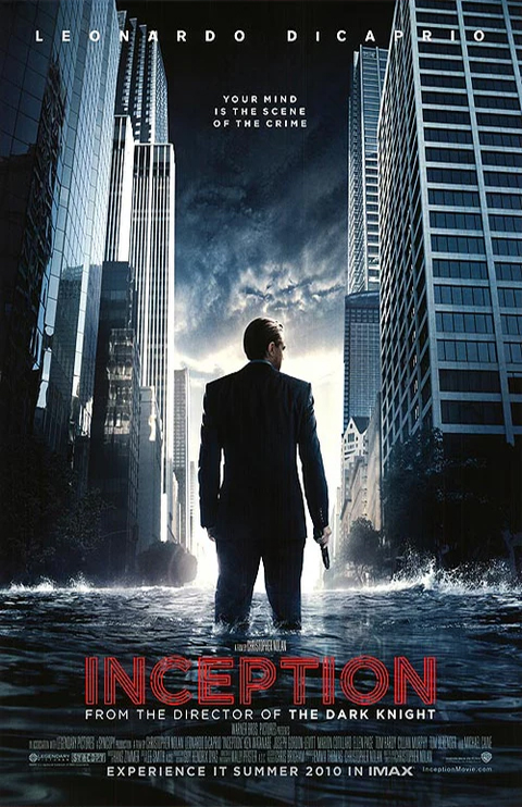 Filmposter på Inception