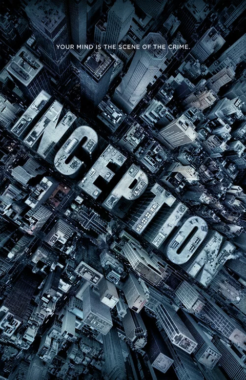 Filmposter på Inception