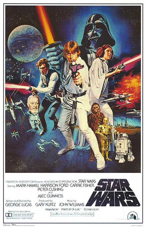 Filmposter på Star Wars